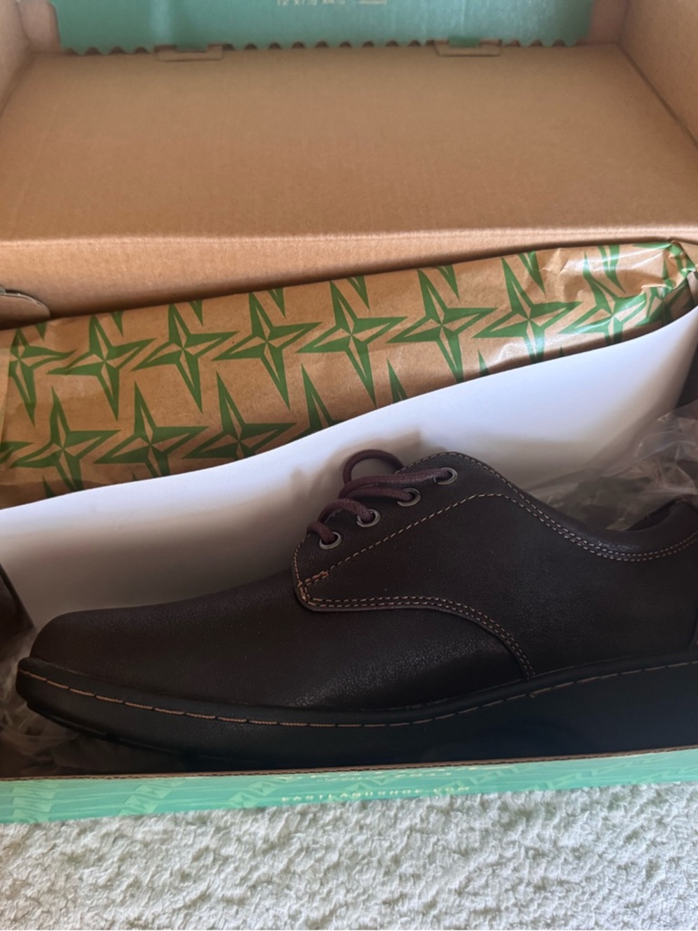 Eastland Pandora Brown Oxford Shoes Women’s Size 9 Medium Lace Up NIB - Picture 5 of 6